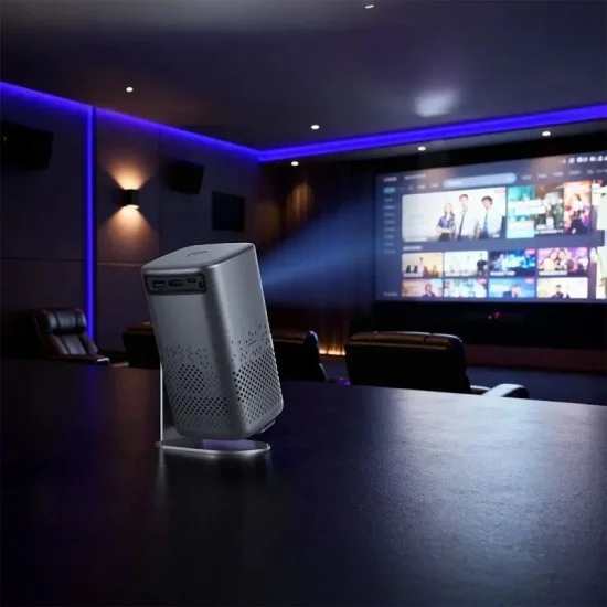 Porodo Lifestyle Gobo Portable Air Projector _ Grey